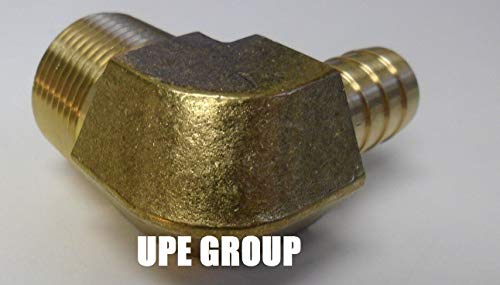 5/8 HOSE BARB ELBOW X 3/4 MALE NPT Brass Pipe Fitting Thread Gas Fuel