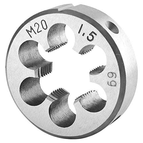 Burkit Metric M20 X 1.5 Round Threading Die, M20 x 1.5 Machine Thread Die Right Hand