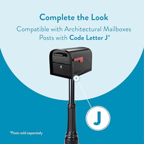 Architectural Mailboxes Oasis 360 Locking Parcel Mailbox - Extra Large, Black