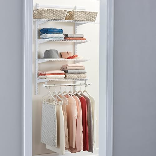 Rubbermaid Configurations Deluxe Custom Closet Kit 3-6 Feet White