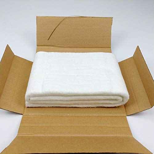 Ceramic Fiber Insulation, 1/4" Thick x 16" x 48", 2400F Fireproof Insulation Blanket, 3003E