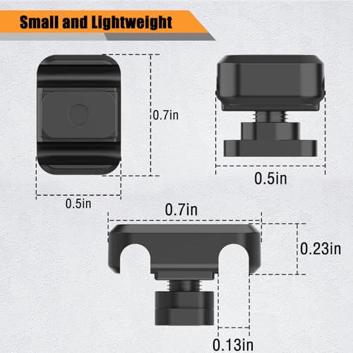12 Pack M-Lok Cable Clips, Wire Management Clips for Picatinny Rail, Flashlight Pressure Switch Cable Holder Organizer for Rifle Accessories