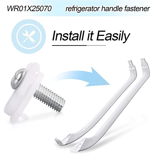 Refrigerator Door Handle Mounting Stud WR01X25070 for GE, 2-Pack