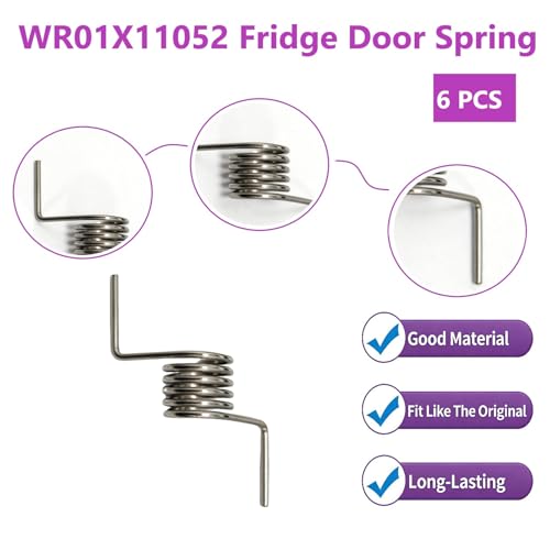 GE WR01X11052 Fridge Door Hinge Mullion Replacement 6 Pack