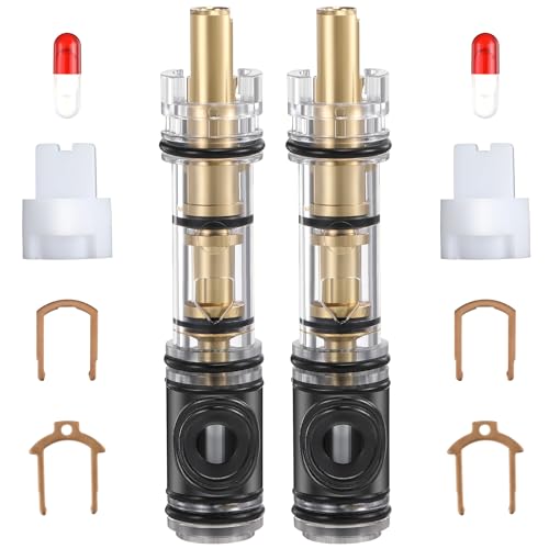 Enhon 2 Pack Shower Cartridge Replacement for Moen 1225 / 1225B - Easy Install, Durable Faucet Repair Kit