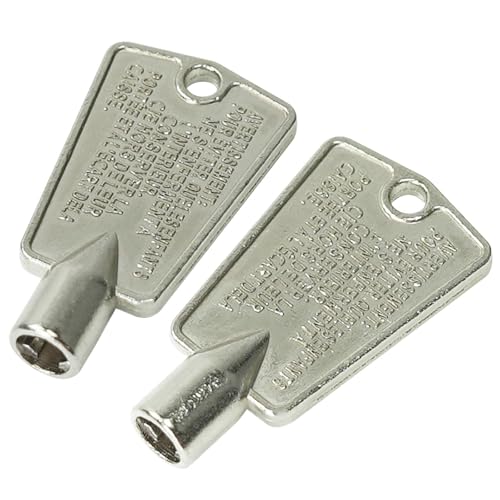2-Pack Frigidaire Freezer Door Keys – Metal Key for Frigidaire Kenmore & More