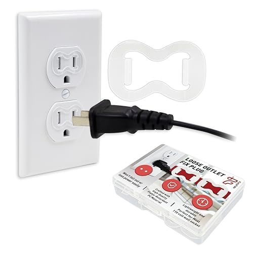 15-Pack Loose Outlet Fix Plug - Secure Power Connection Prevents Loose Sockets