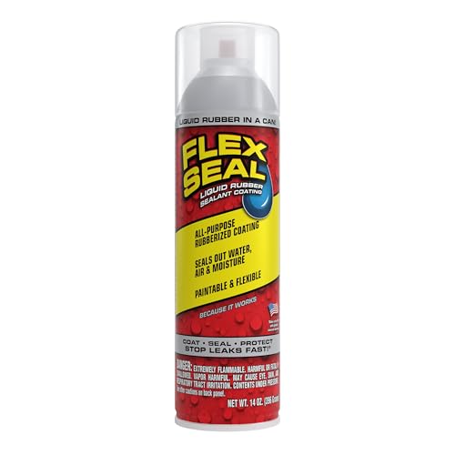 Flex Seal Spray Rubber Sealant Coating 14 oz Clear Waterproof Leak Stopper