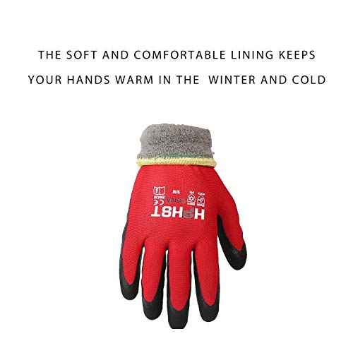 Winter Work Gloves - Double Coated Waterproof Oil-Proof work gloves 1 pair