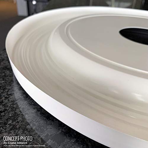 Ekena Millwork CMP13BA Baltimore Thermoformed PVC Ceiling Medallion (Fits Canopies up to 5 1/4"), 13"OD x 3 1/2"ID x 3/4"P
