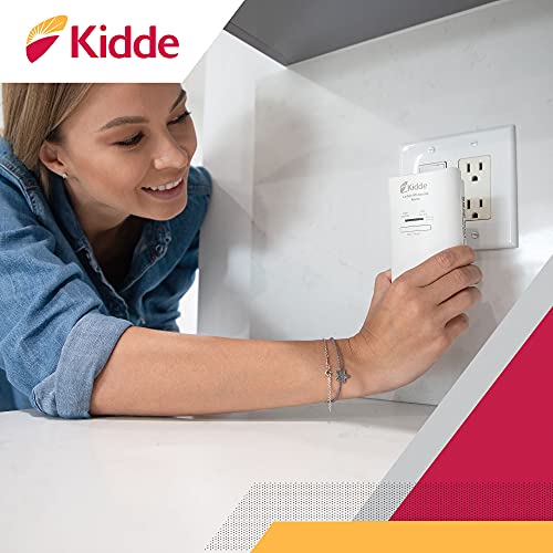 Kidde Carbon Monoxide Detector Clamshell Packaging Plug-in with Battery Backup