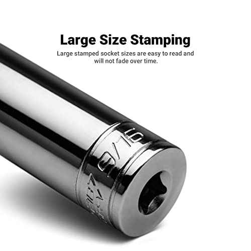 Capri Tools 5/16-Inch Deep Socket, 3/8-Inch Drive, 6-Point, SAE