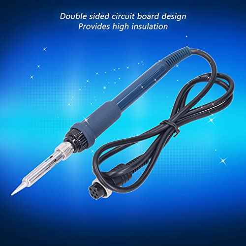 Replacement Solder Handle with 6 Pin Plug, DC 26V 60W Universal Soldering Station Iron Pencil Suitable for 936B, 907B