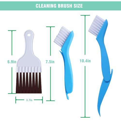 LONCHDAN Multicolor 10-Piece AC Fin Comb & Coil Cleaning Tool Kit