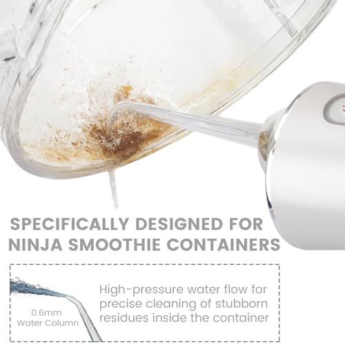 High-Pressure Ninja Slushie Machine Cleaner Accessory FS301/FS300 – 80-120 PSI, 360° Nozzle