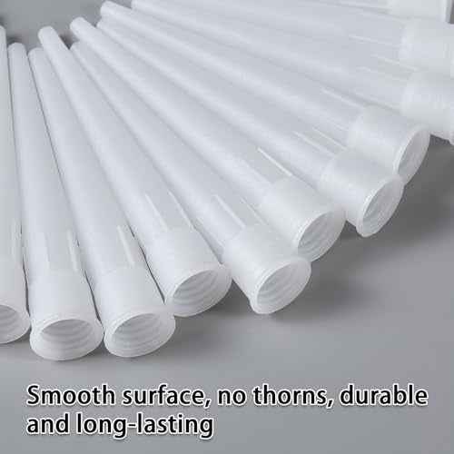 QDiShi Caulking Nozzle Tips 10cm/4inch 30Pcs - Plastic Caulking Gun Extender for Seamless Sealant Application, Caulk Nozzle Tip Tool