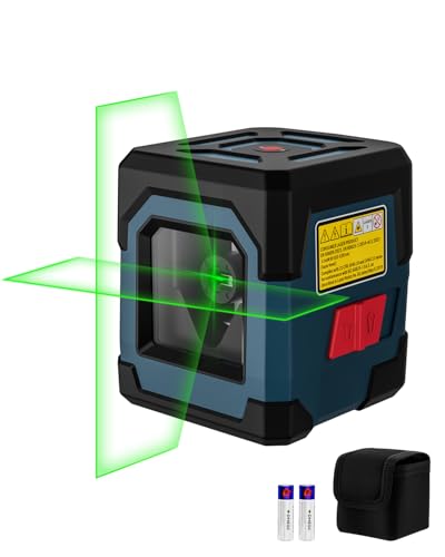 RockSeed Cross Line Laser Level with Self-Leveling & 360° Rotatable Beam — Not Tripod Included
