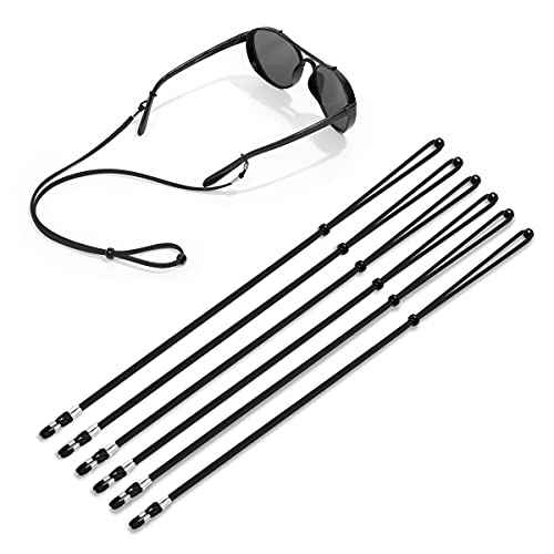 Glasses Strap(6 PCS) Sports Eyeglass Strap,Adjustable Sunglasses Lanyard Neck Holders Cord Retainer for Men Women