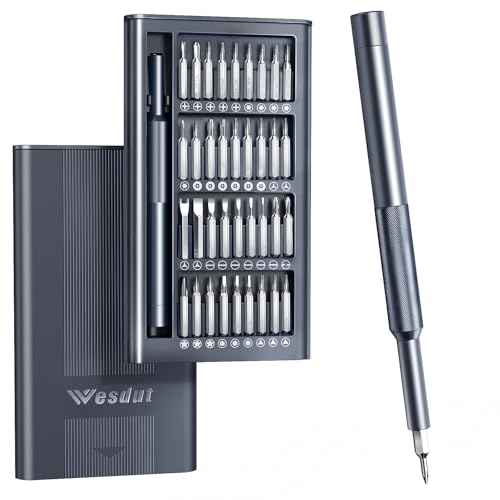 37-in-1 Precision Screwdriver Set, [Super Durable] Magnetic Small Screw Driver, Tiny Torx with T2 T3 T4 T5 T6 T7 T8 T9 T10 T15, Mini Repair Tool Kit for Watch, Computer, Xbox, PS3, PS4, PS5, More