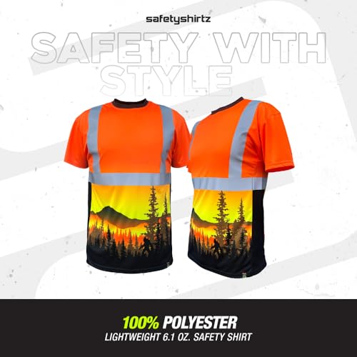 SafetyShirtz Men's SS360 ANSI Class 2 and 3 Graphic Tees and Long Sleeve Tees