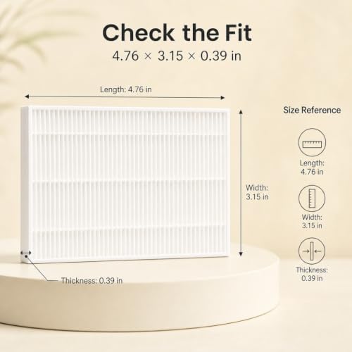Replacement HEPA Filter for Bottle Washer (8 Pack) – Compatible with GROWNSY / Momcozy