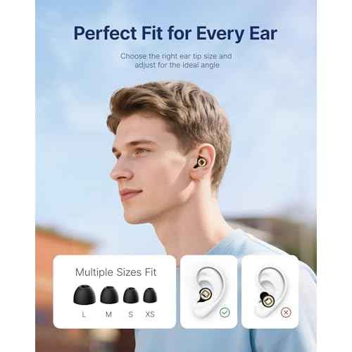 Ear Plugs for Sleeping Noise Cancelling, 45dB Reusable Earplugs for Noise Reduction, Hearing Protection Ear Plugs with 8 Ear Tips, Soft Silicone Earplugs for Sleep, Concerts, Snoring, Study (Black)