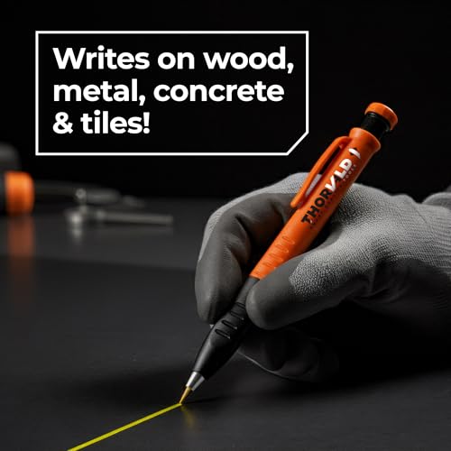 THORVALD 3-in-1 Carpenter Pencil Set with Leads & Sharpener - Model 1