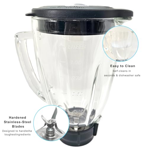 Oster Classic Blender 6 Cup Glass Jar Replacement Parts Kit