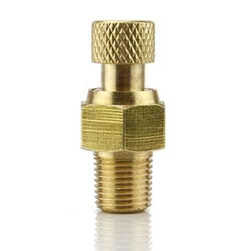 1/8" Male NPT Manual Twist Style Air Compressor Tank Drain with O-Ring Seal