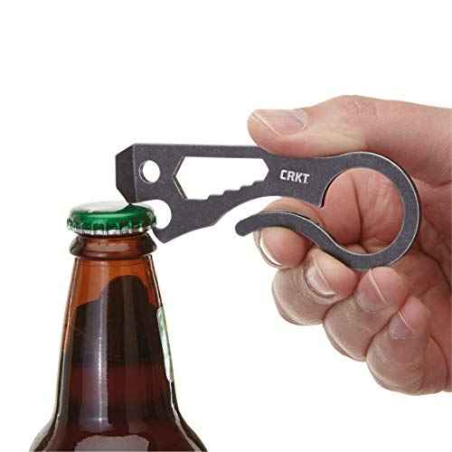 CRKT Viva EDC Stainless Steel Multitool: Multi-Tool for Everyday Carry, Prybar, Screwdriver, Bottle Opener, Multi Wrench 9130