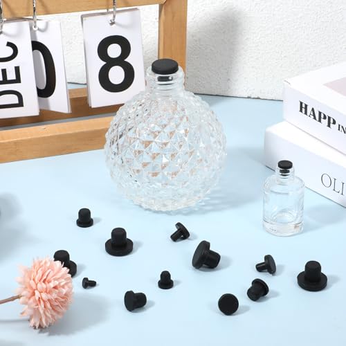50PCS Silicone Rubber Hole Plugs Set - Assorted Sizes for Sealing Drains and Tubes