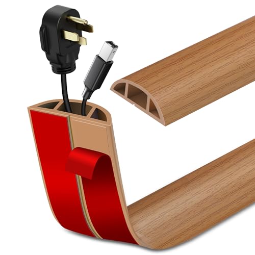 LSGCQ Floor Cord Cover Self Adhesive Hider Cable Management