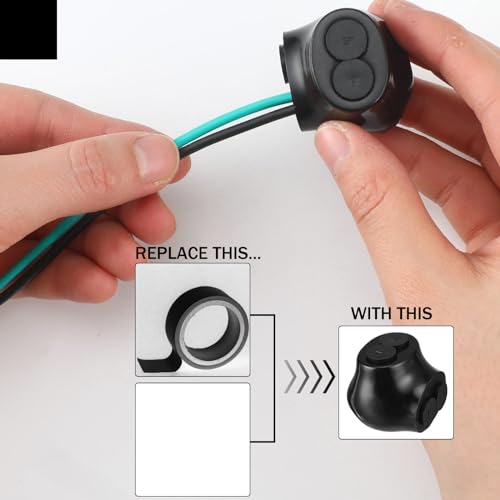 Saysurey 10 Pcs Insulated Multi Tap Connectors 4-14 AWG Wire Range