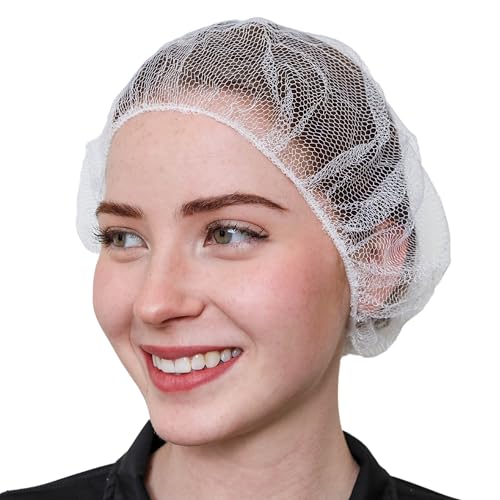 Disposable Honeycomb Nylon Hair Nets | Breathable | 1,000 Count [BLACK | BLUE | BROWN | WHITE |18¡±|21¡±|24¡±|28¡±]