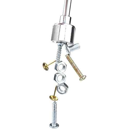 2 Pieces 20 lbs Magnetic Telescoping Pick Up Tool for Small Metal Tools Extends from 7 to 30 inches / 185-720mm (20LB(Balck+Blue))