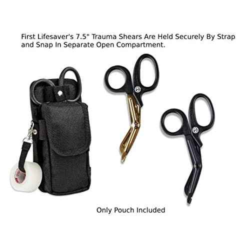 First Lifesaver Trauma Shears Holster with Tactical EMT Belt Tool Pouch