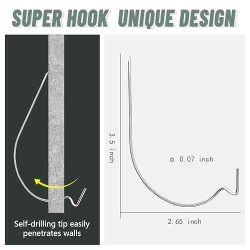 30pcs Super Hook Picture Hangers and Office Pack, Drywall Hooks for Hanging Pictures, Wall Hooks, Picture Hangers, Picture Hanging Kit£¬Hang Art, Clock, Shelves, Mirrors