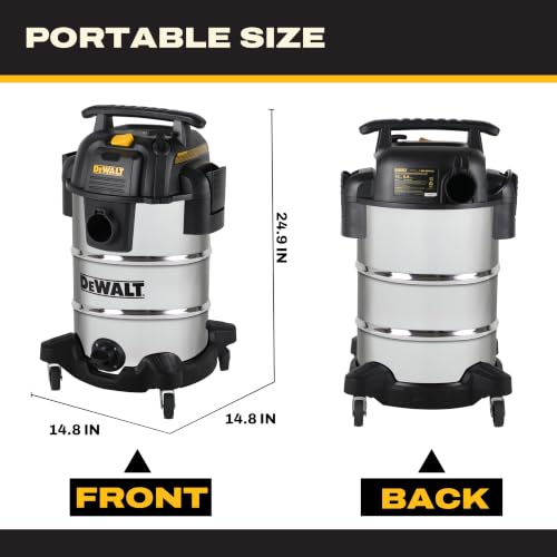 DeWalt 8 Gallon 5 Peak HP Wet & Dry Shop Vacuum with Blower and Accessories