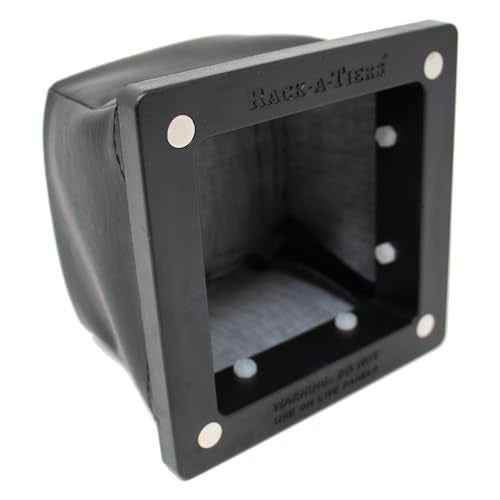 Rack-A-Tiers Dirt Bag Electrical drilling catcher bag for Magnetic metal shavings, Non-Conductive Electrical Safety Drilling Tool Bag, 5X5X4 (84000)