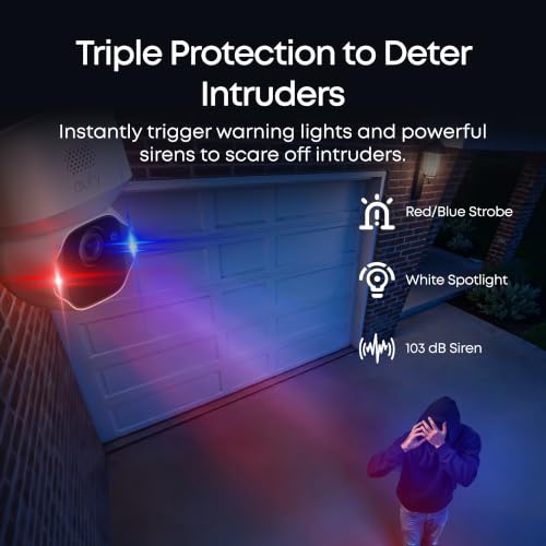 eufy Security SoloCam E42 4K Solar Wi-Fi Security Camera with AI Facial Recognition