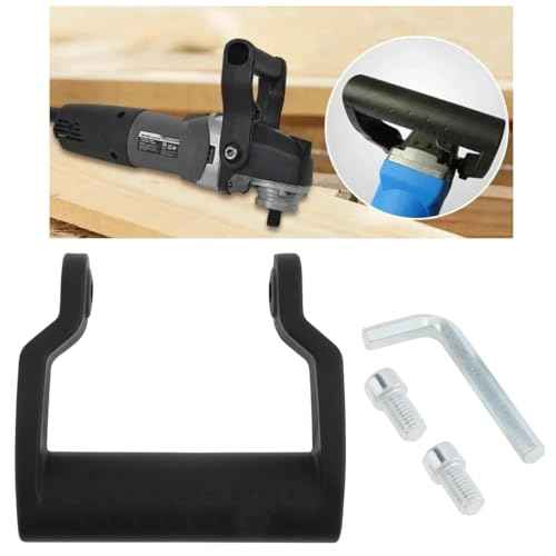 2 Pack Angle Grinder Handle Replacement U Shape Non-Slip Loop Grip for 8mm Thread Screw Grinders Hand Wheel Rotating Cutting Polishing Sander Cutter Machine