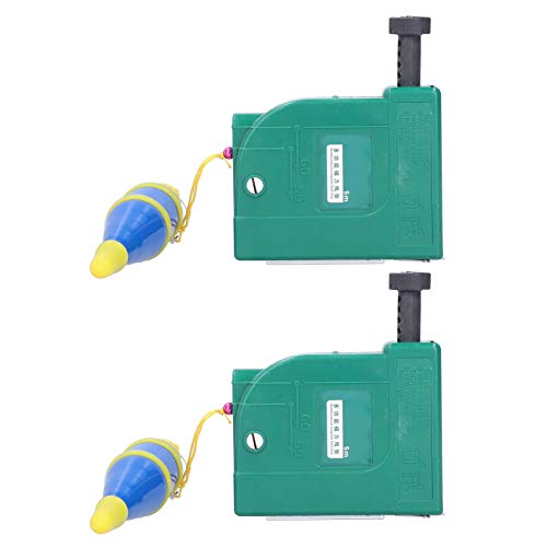 2Pcs 5m Magnetic Plumb Bobs, Alloy Steel Wire Hammer, Green Line Drop