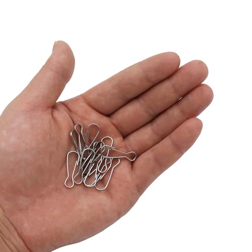 25mm Spring Hooks Pack of 100 Small Snap Clip Hooks for Crafts, Lanyards, Keychains