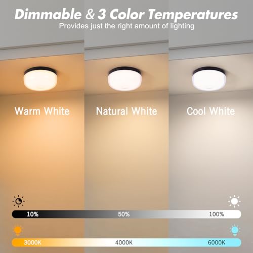 Bgmonster 2-Pack Waterproof Rechargeable Shower Lights with Remote & RGB Colors
