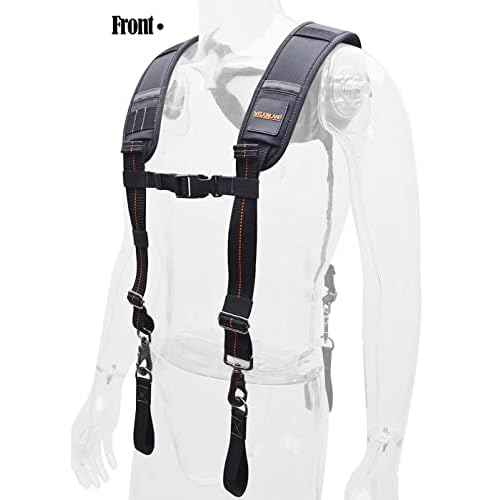 WELKINLAND Tool belt suspenders for men, Nail bag suspenders, Tool bag construction suspenders carpenter