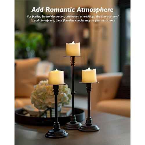 Homemory 12Pack 400+Hour Remote Control Flameless Candles, 2/4/6/8H Timer Led Votive Candles, Battery Operated Tea Lights for Wedding Table Centerpiece, Holidays, Halloween Pumpkins, Christmas Decor