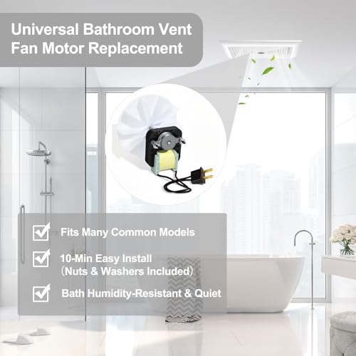 Universal Bathroom Exhaust Fan Motor Kit for Nu-Tone & Broan - Easy DIY Replacement