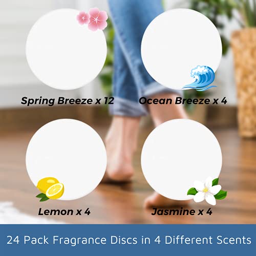 Flammi 24 Pack Scent Discs for Bissell PowerFresh Steam Mop – Scent Discs Replacement