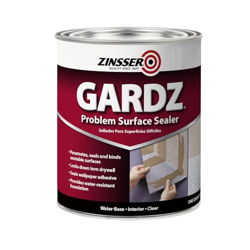 Zinsser Gardz Water-Based Problem Surface Sealer Quart Clear