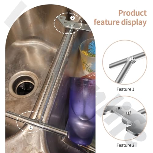 Garbage Disposal Unjamming Wrench Tool for InSinkErator & Moen - Silver